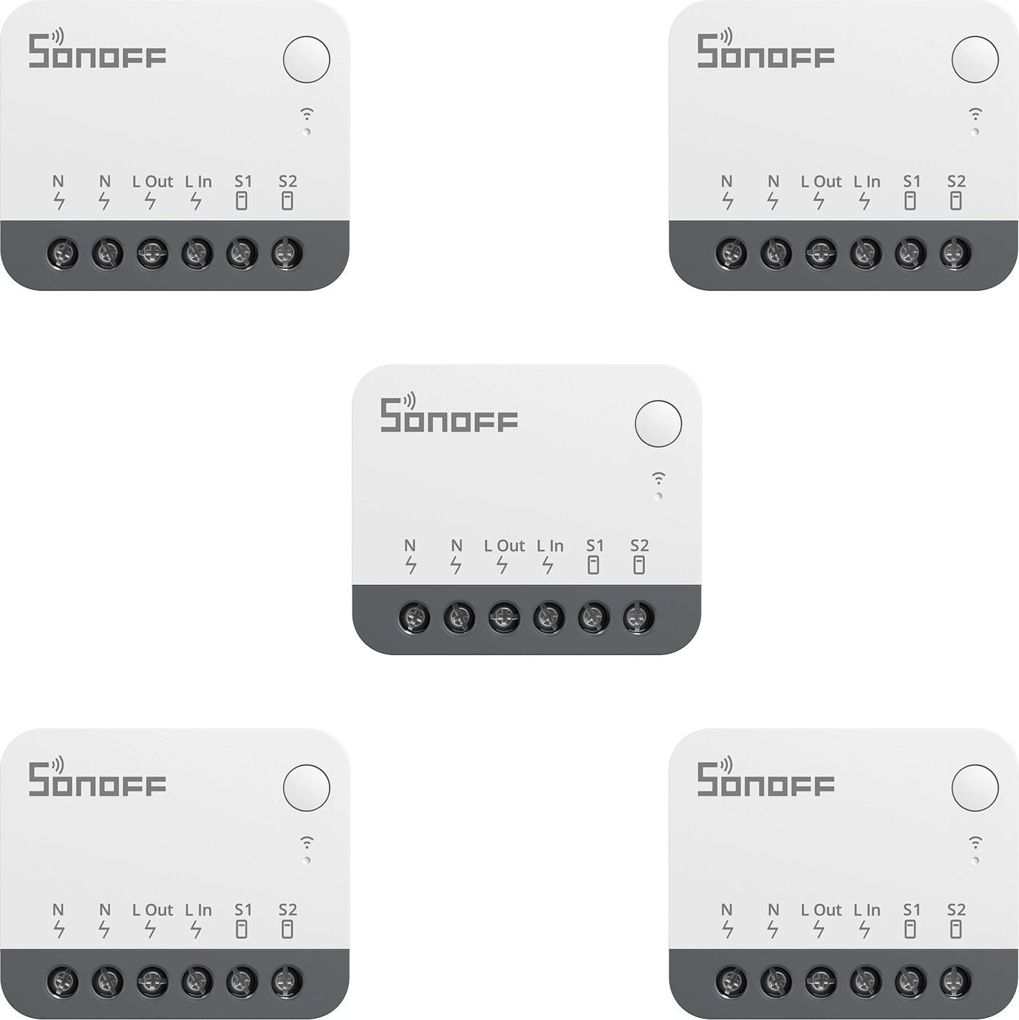 Zigbee Mini R2 Akıllı Röle 5 Adet