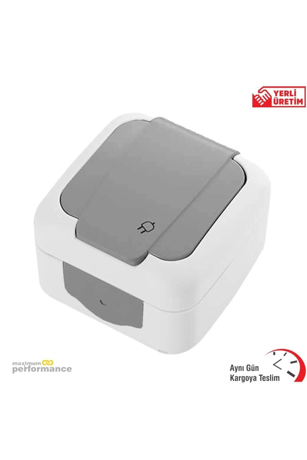 PALMİYE SIVA ÜSTÜ NEMLİYER KAPAKLITOPRAKLI PRİZ-90555508