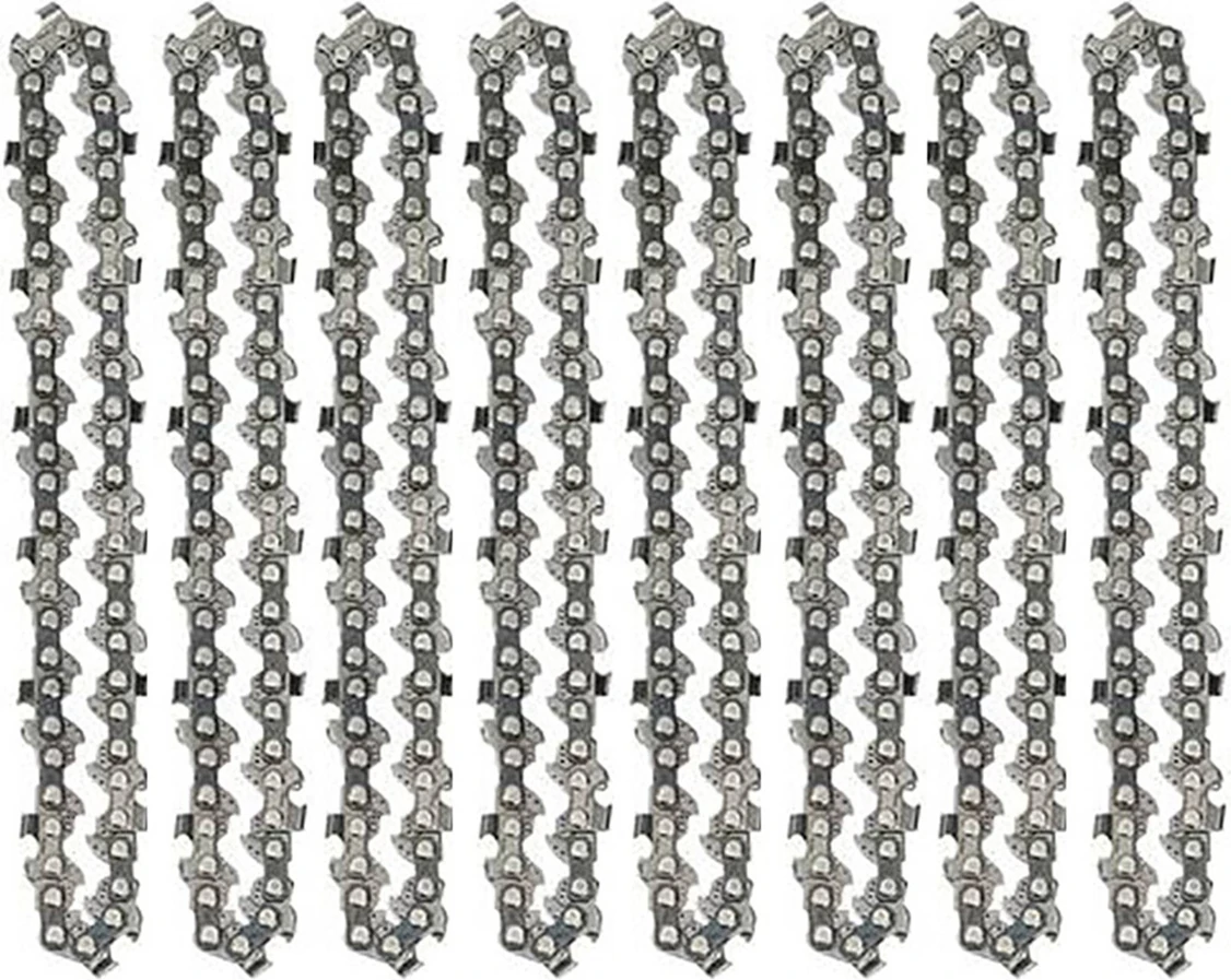 8 Adet 4 Inç Mini Çelik Testere Zinciri Elektrikli Budama Testere Aksesuarı Bahçe Alet Değiştirme (Yurt Dışından)