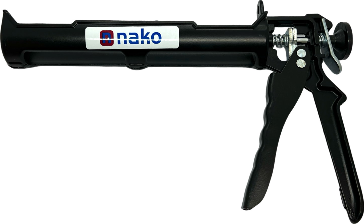 | Silikon Tabancası, Yüksek Kaliteli Alüminyum Metal Silikon Tabancası [Siyah, Metal]
