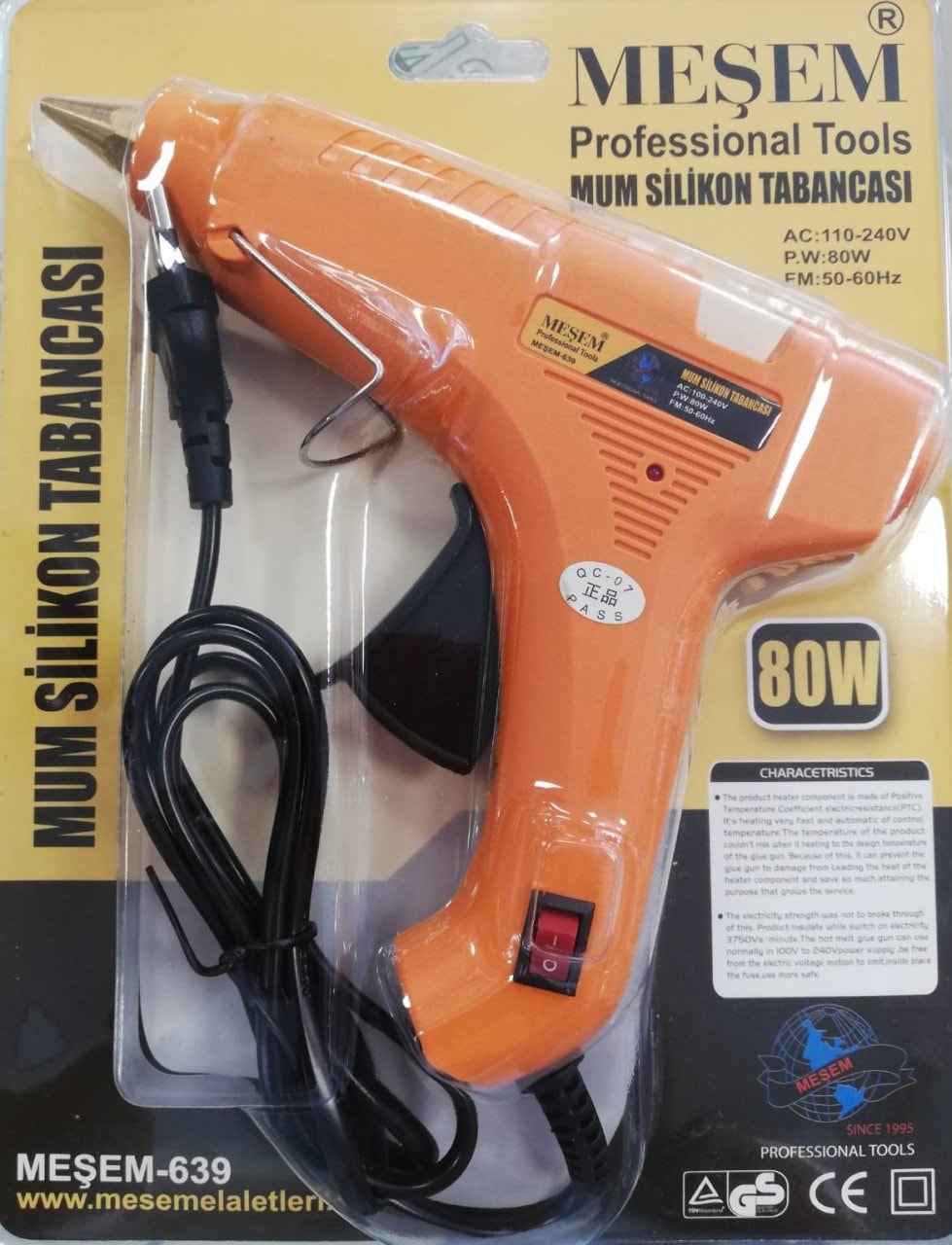 Tetikli Mum Silikon Tabancası 11 mm 80 W