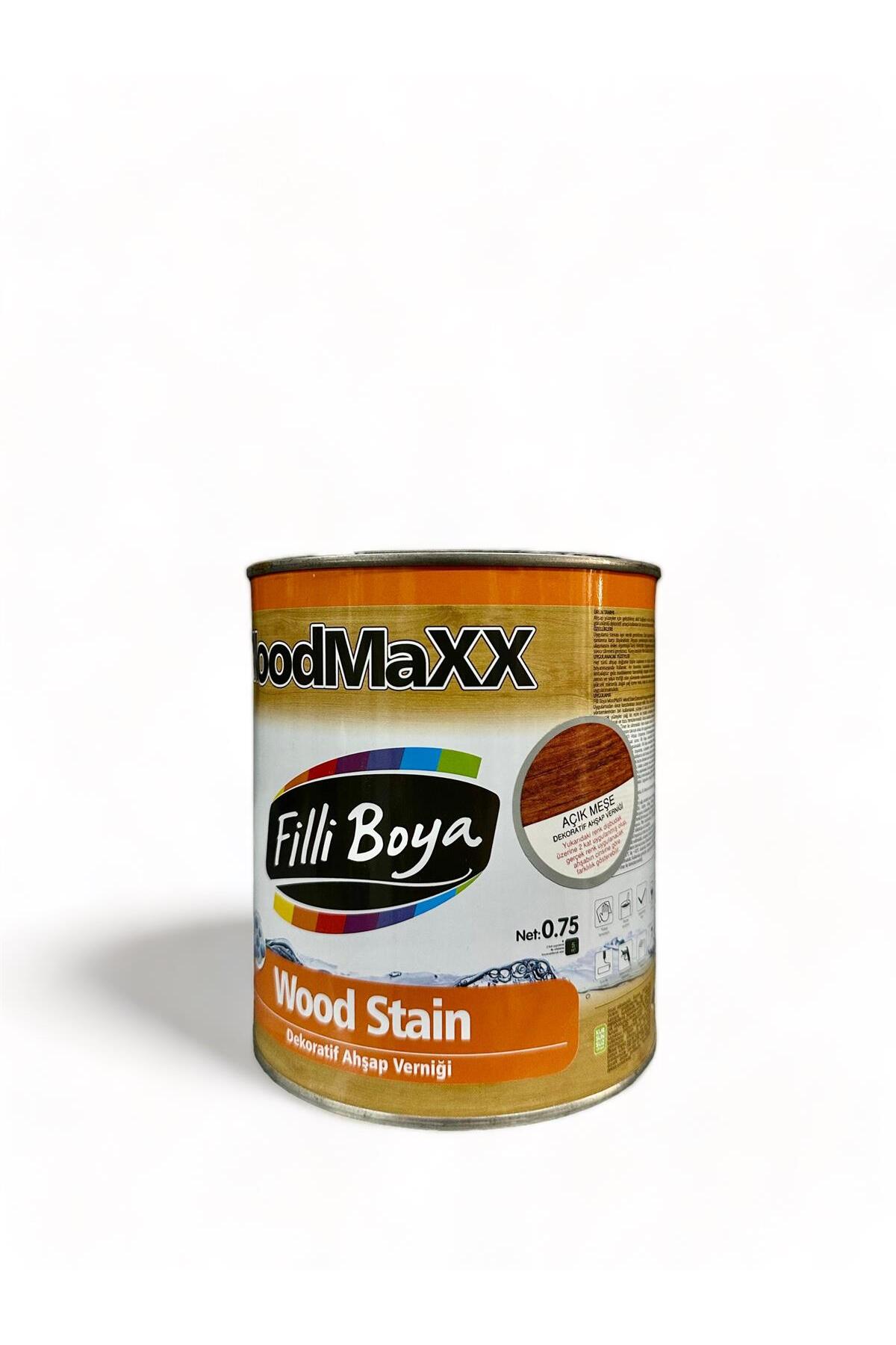 FİLLİ BOYA WOODMAXX ŞEFFAF VERNİK 0,75L