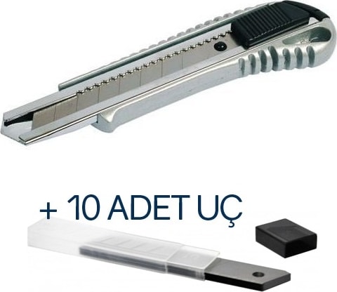 shop Metal Falçata Maket Bıçağı + 10 Adet Yedek Uç