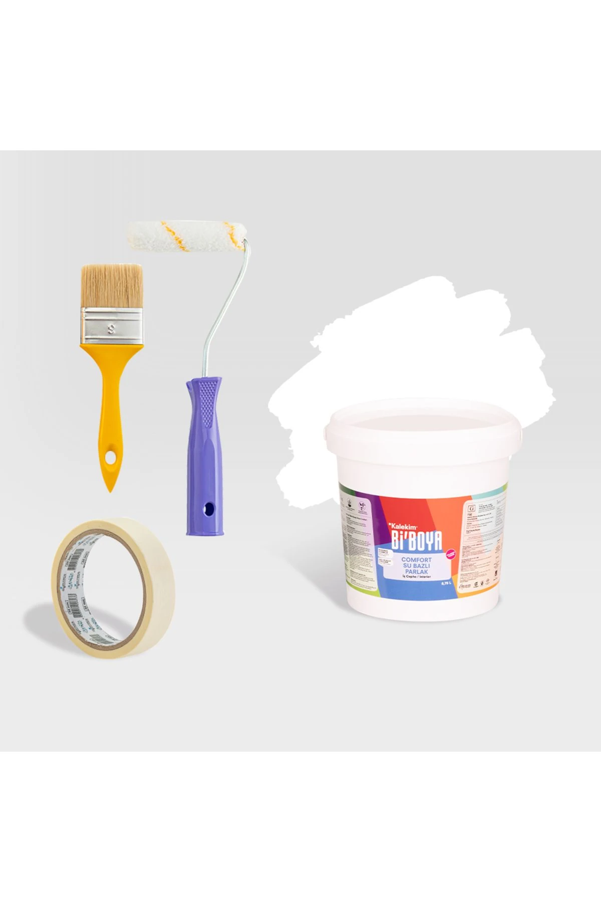 Kapı Boyama Seti Beyaz