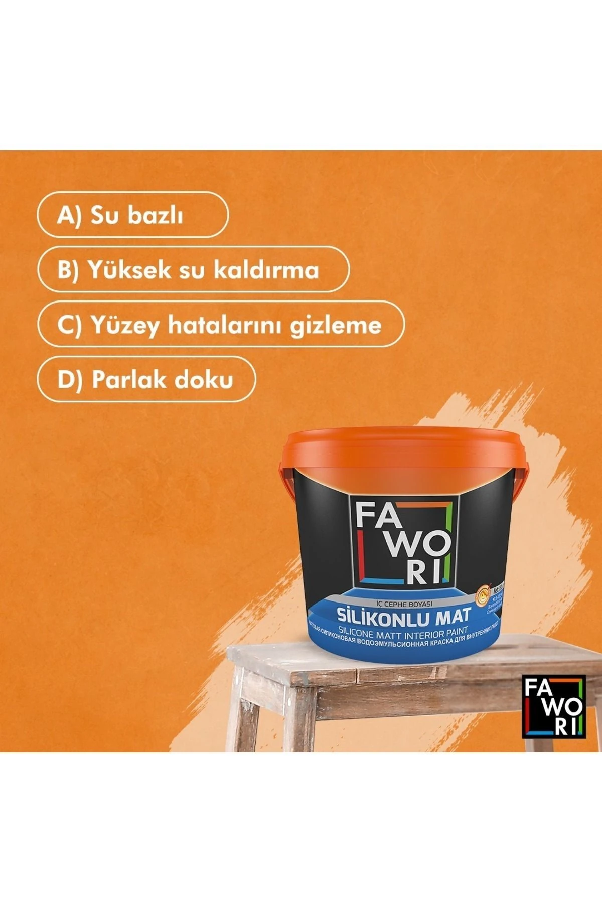 Iç Cephe Silikonlu Boya 2.5lt