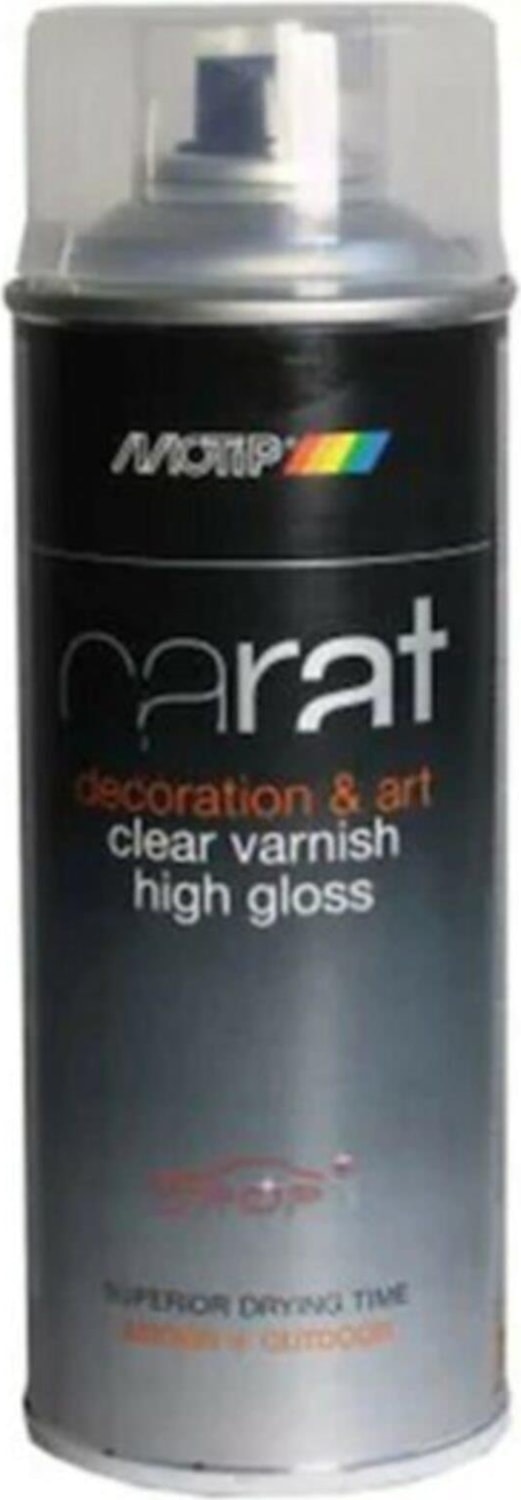 Motip Carat Sprey Boya Ral 9005 Mat Siyah