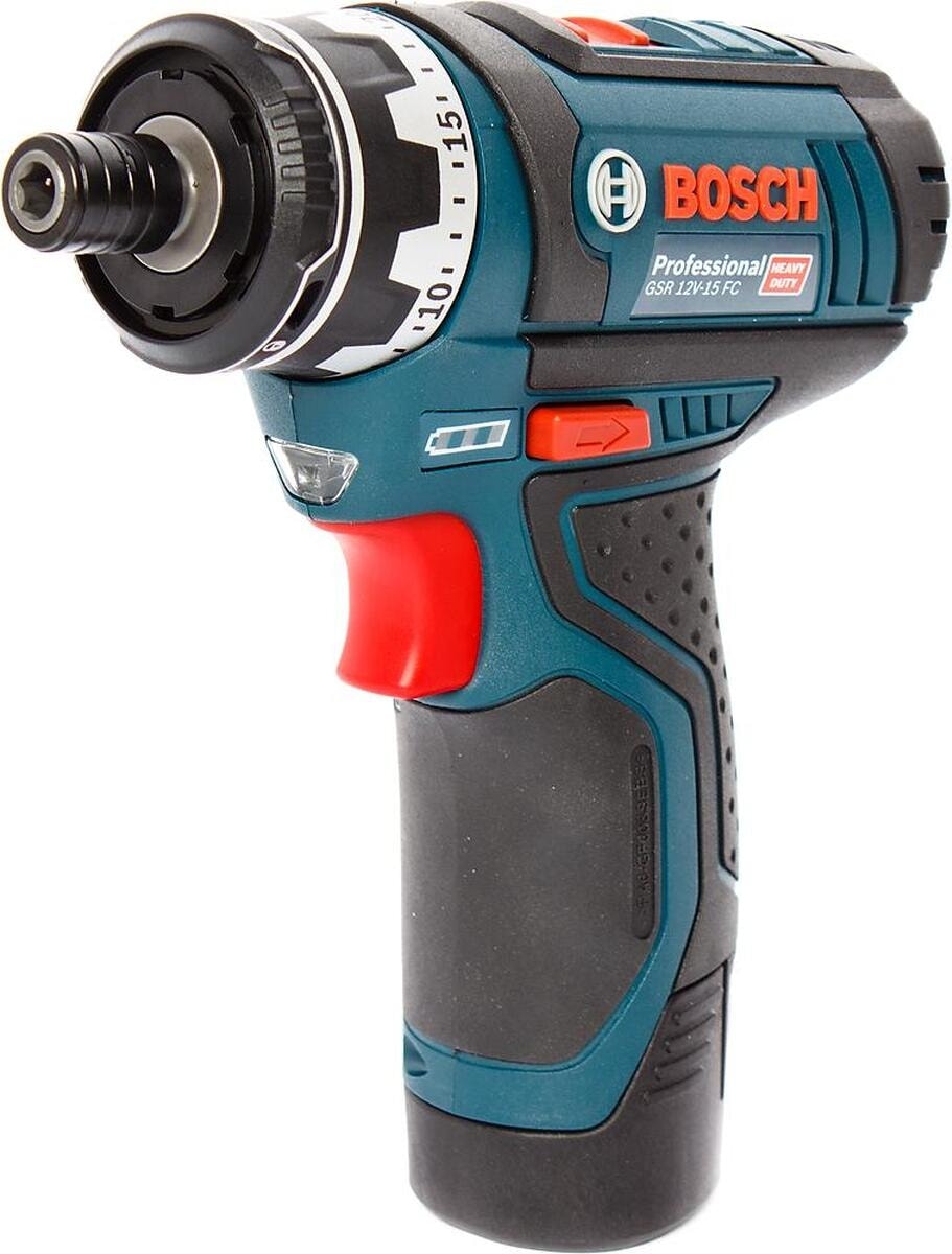 BOSCH Professional GSR 12V-15 FC 2x2.0 Ah Akülü Vidalama Makinesi