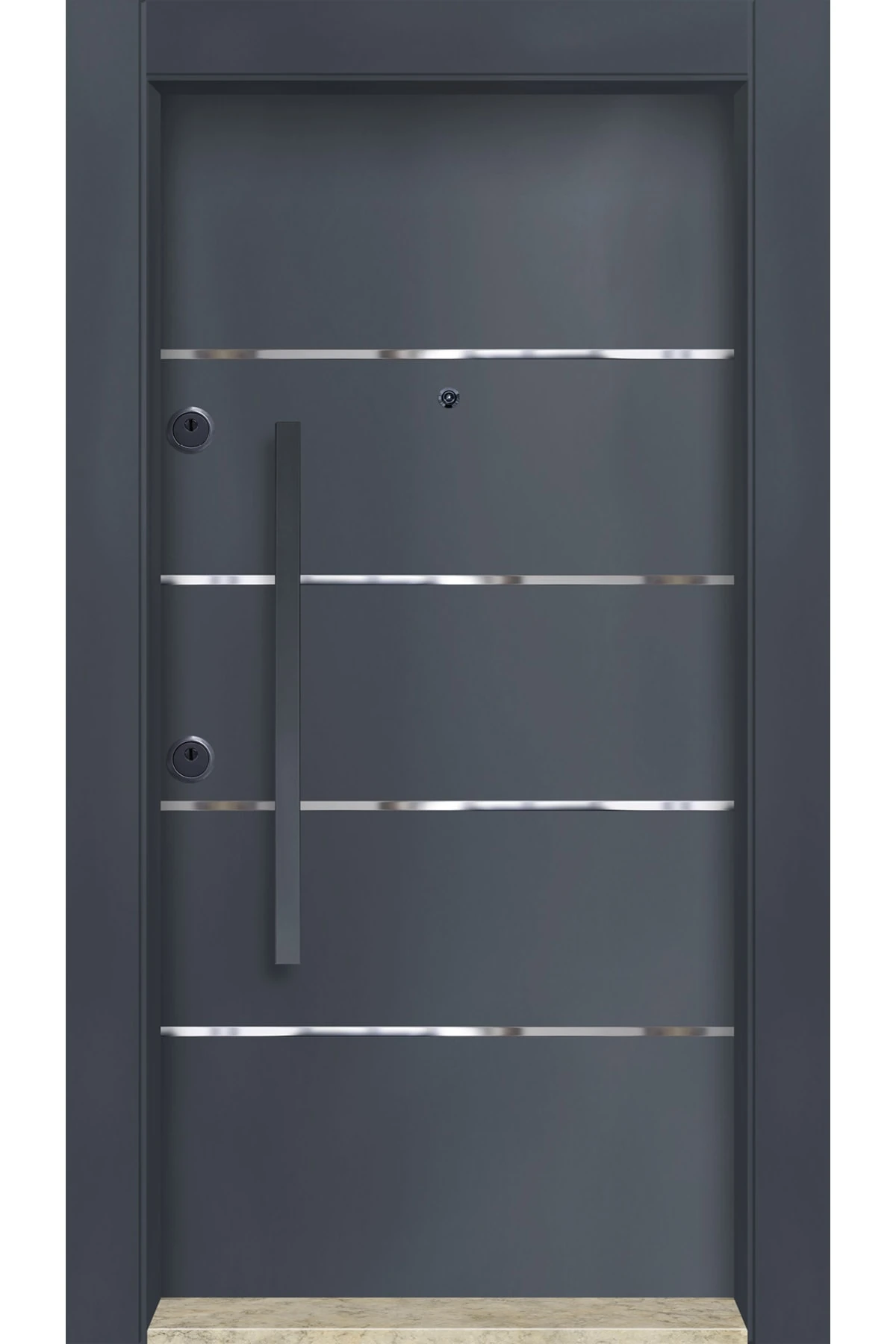 Dış Iklim Kapısı, Yağmura Güneşe Dayanıklı Çelik Kapı, Mn-6008 Sağ