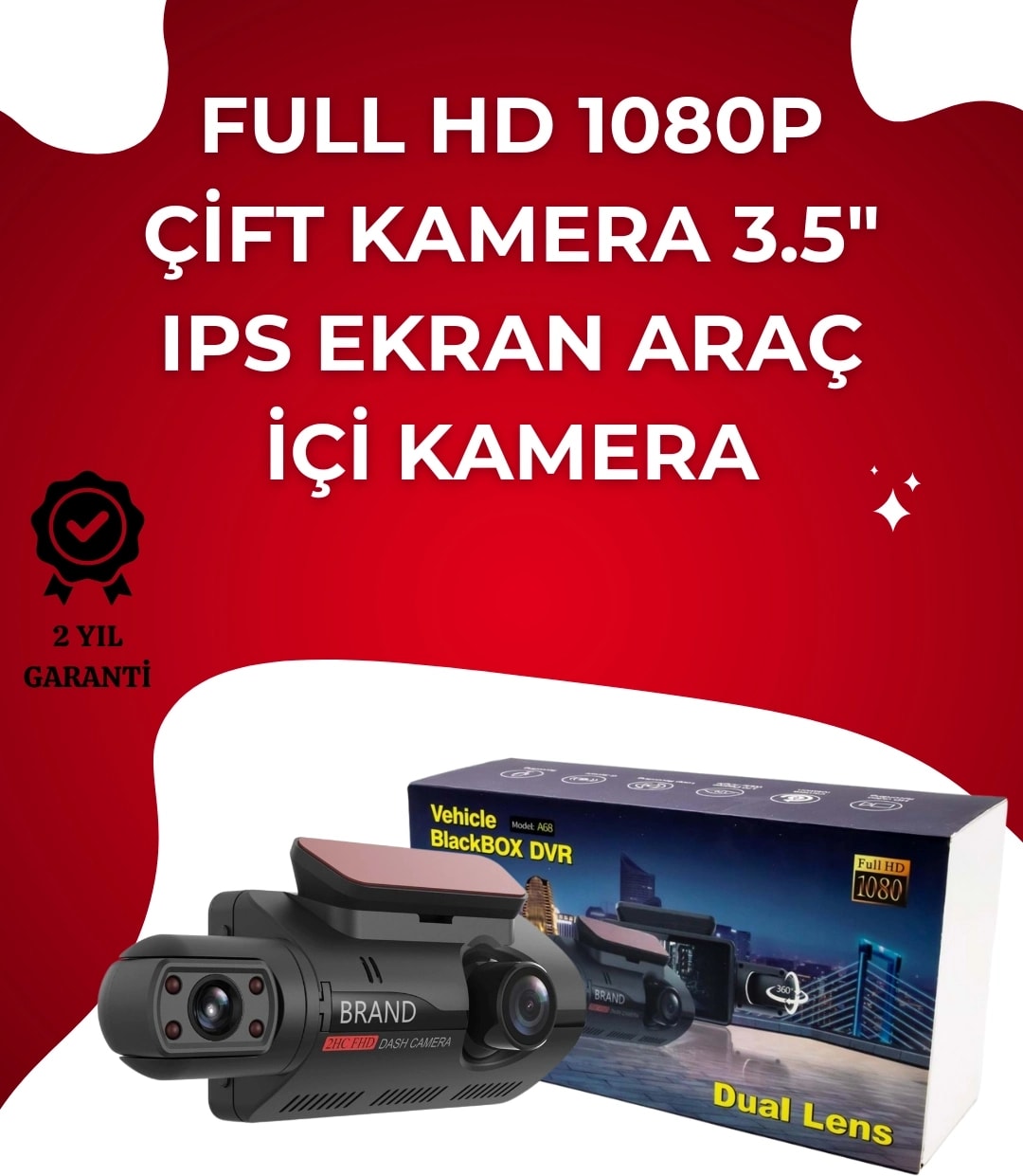 Buğz Otomatik Kayıtlı Full Hd Araç Kamerası – Döngüsel Kayıt ve Hareket Algılama