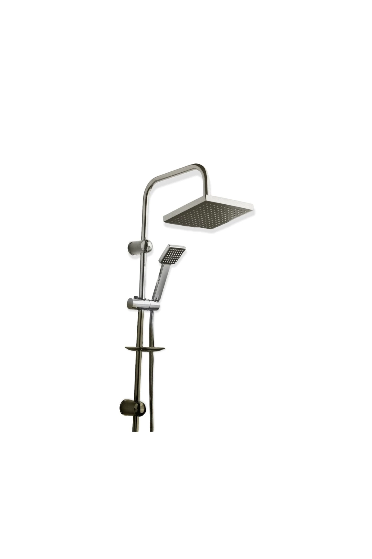 Duş Sistemi Tepe Yağmurlama Robot Duş Seti 5 Yıl Garantili Kare Tasarım