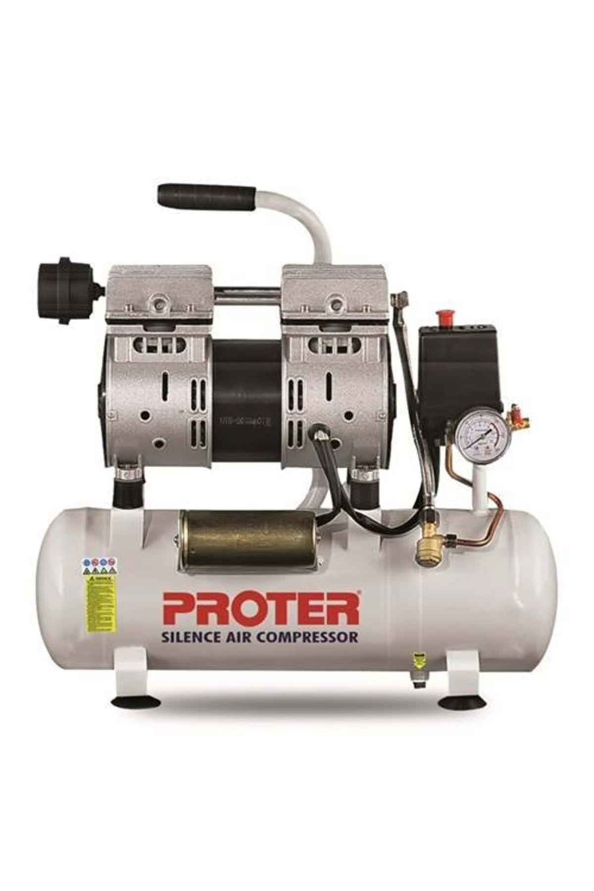 Sessiz - Yağsız 9 Lt 8 Bar Hava Kompresörü
