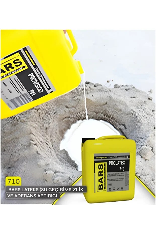 Prolatex 710 Harç ve Beton Katkısı – Aderans ve Su Yalıtımı Güçlendirici Katkı 30 Kg