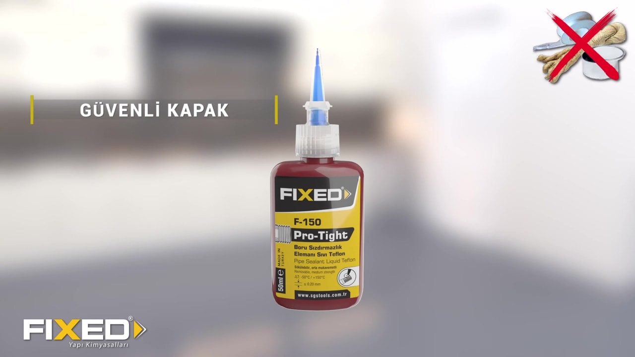 SGS Su Borusu Sızdırmazlık Elemanı Sıvı Teflon 50 ml