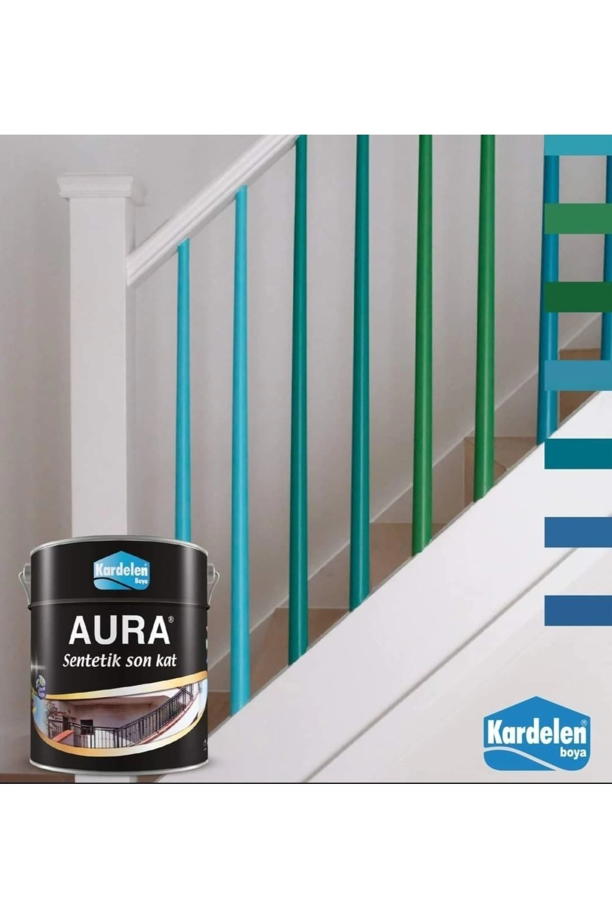 Kardelen Sentetik Yağlı(AHŞAP-DEMİR-METAL) Boya Yeşil 1kg