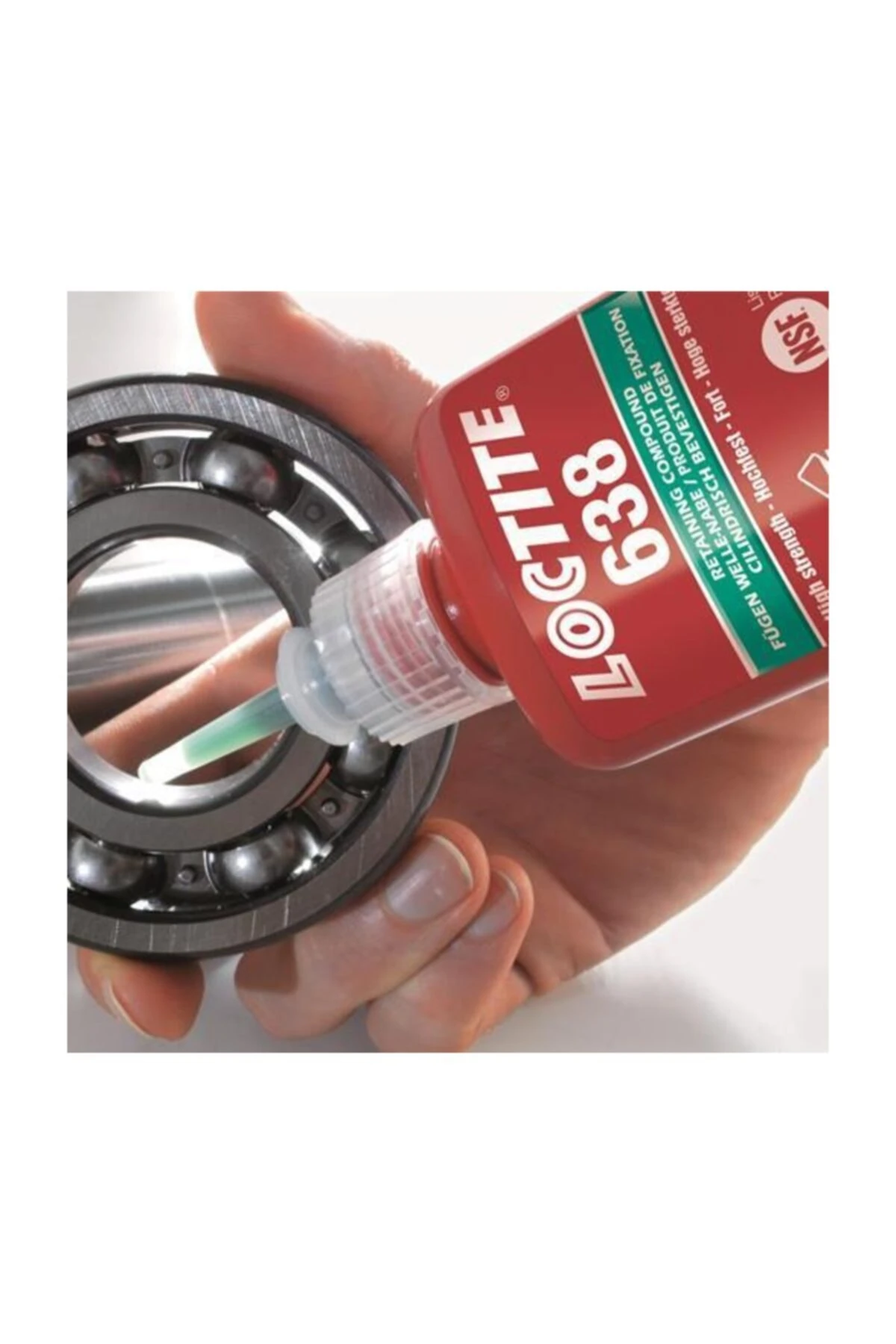 638 250 Ml Anaerobik Yükseltilmiş Isı Dayanımlı Sıkı Geçme 0,25 Mm