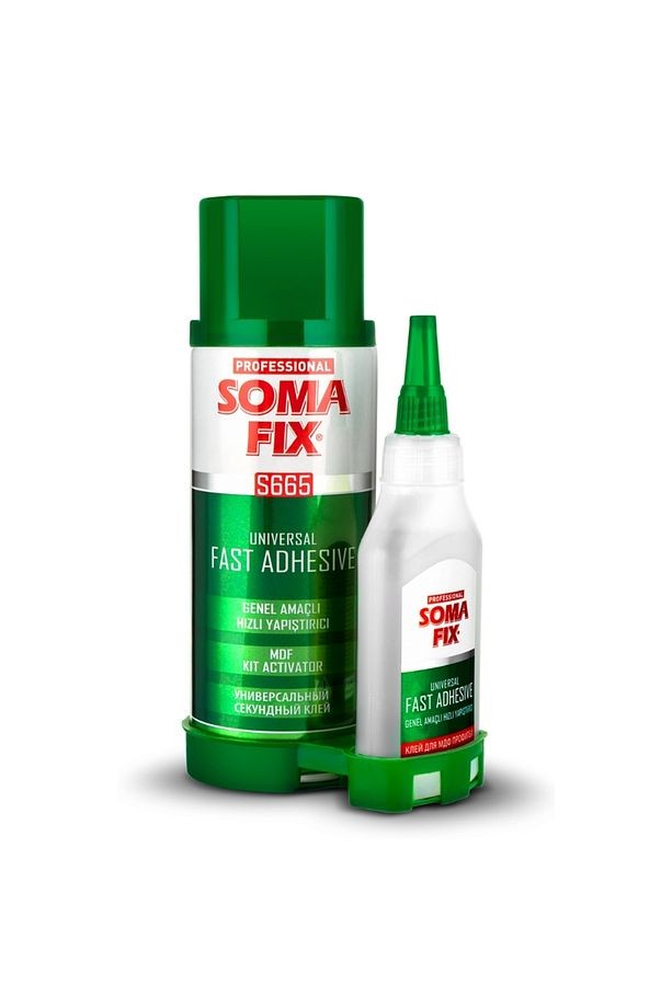 Soma Fix | S663 Genel Amaçlı Hızlı Yapıştırıcı Seti, 200 ml + 50 gr, Çok Amaçlı