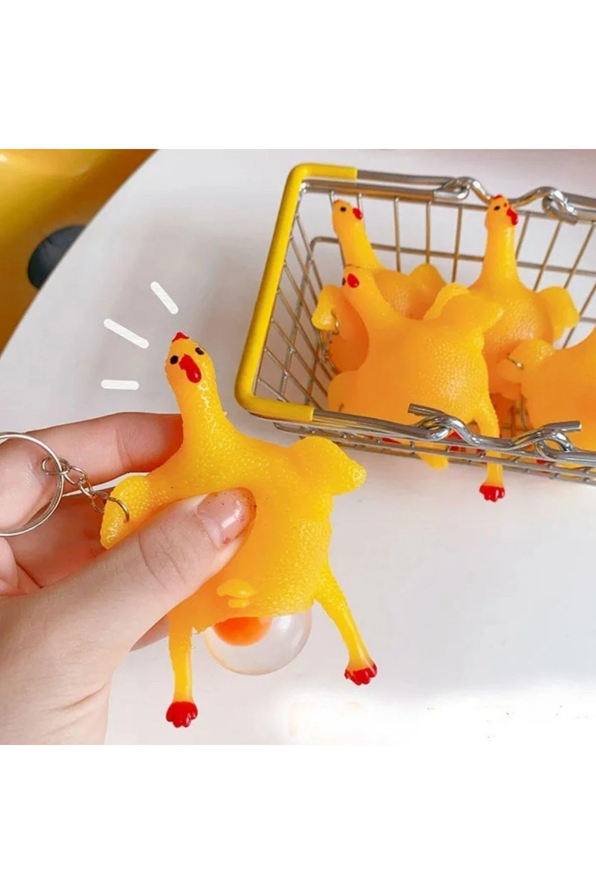 Akıllı Anahtarlık Organizeri + Tavuk Yumurtlayan Anahtarlık - 2li Set I53U39