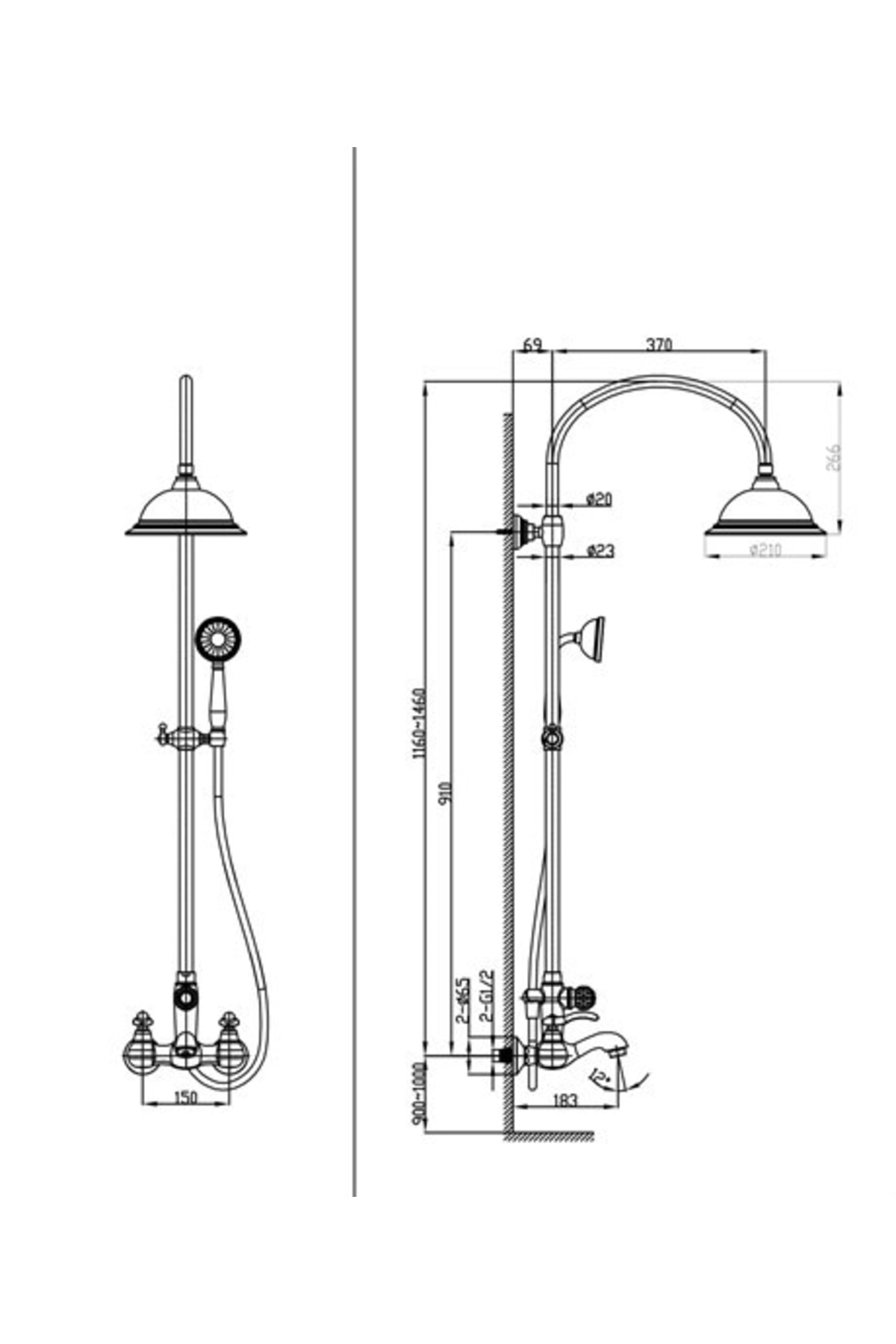 Fm-0253 Rose Duş Ünitesi
