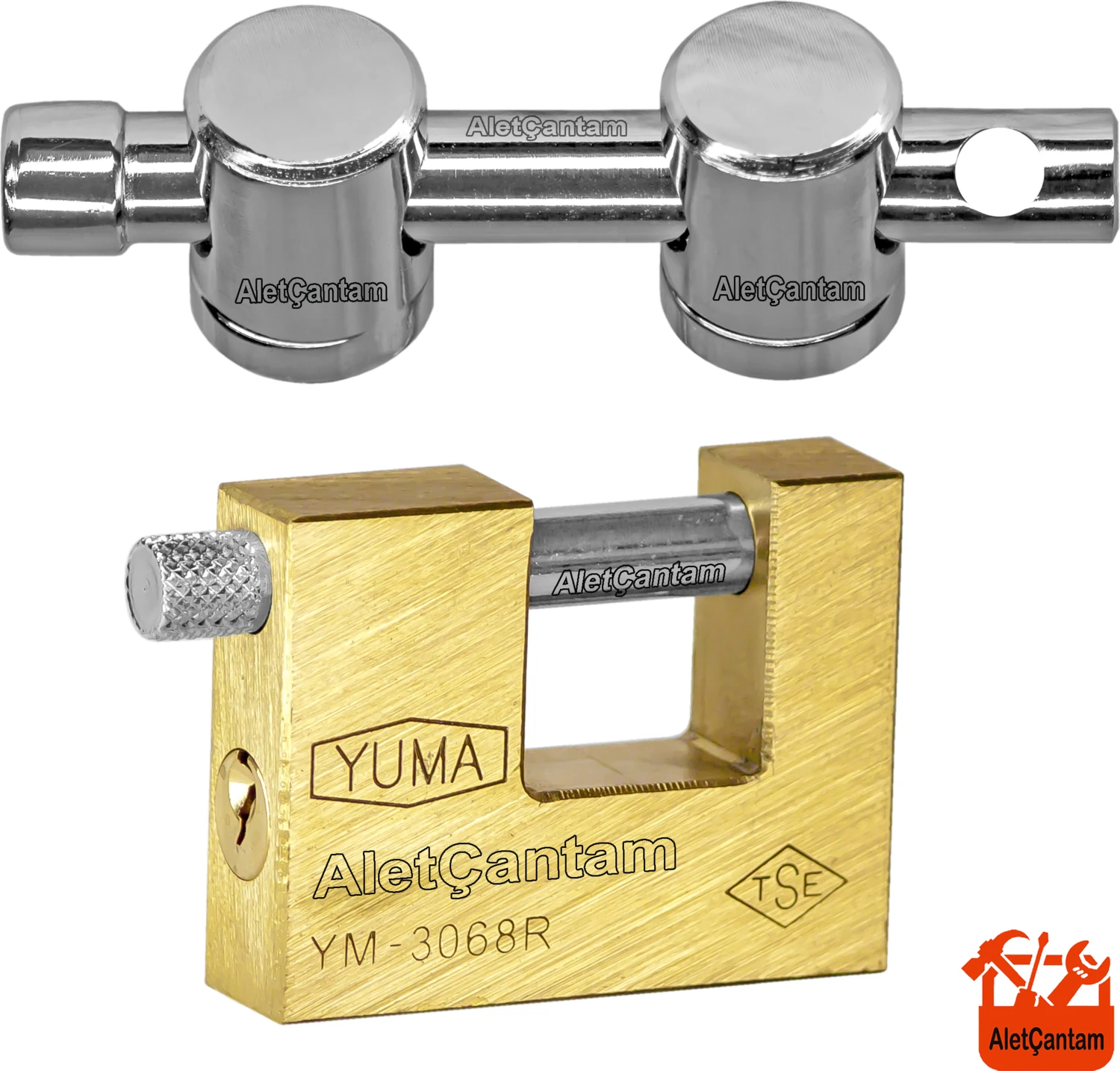 Çelik Kayar Milli Kapı Emniyet Aparatı Seti