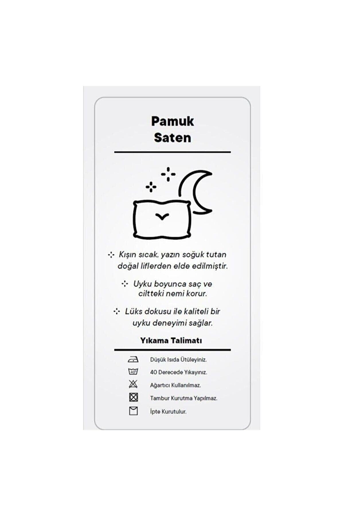 Pamuk Saten King Size - Battal Boy Nevresim Takımı - 220*240 Ölçülerinde