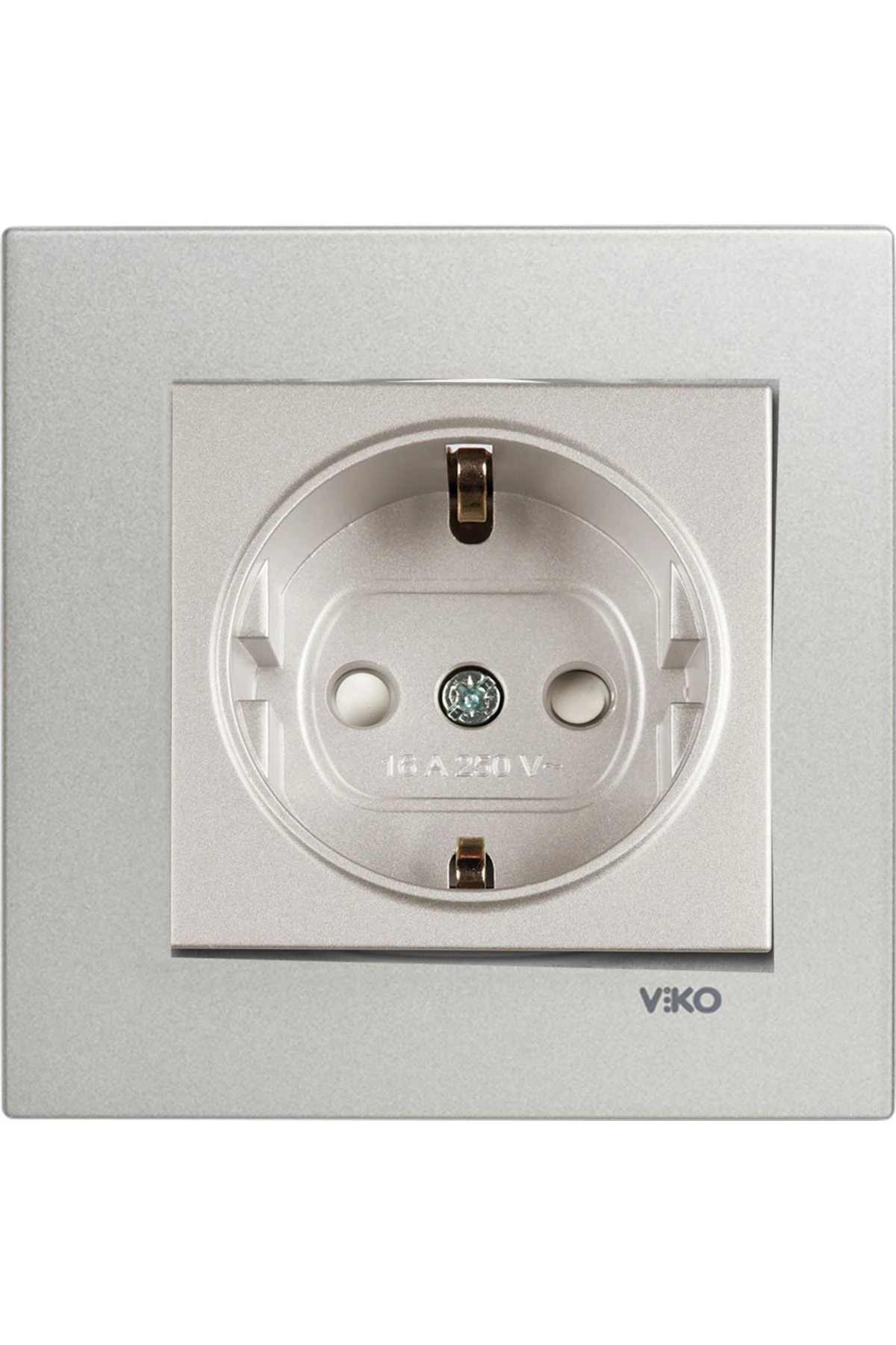 Viko Artline Novella Saten Topraklı Priz ÇERÇEVELİ