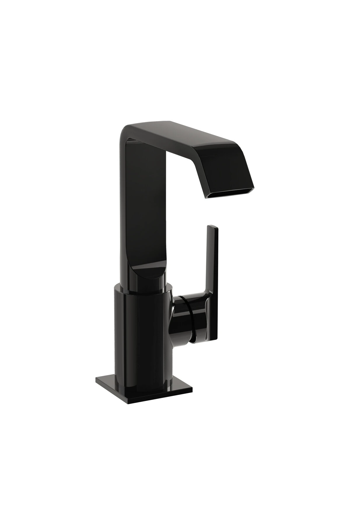 Suit A4261639 Lavabo Bataryası Yandan, Parlak Siyah