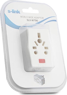 Slx-W796 Universal - Türk Çevirici + 2 Port Çoklayıcı Akım Kor. Priz