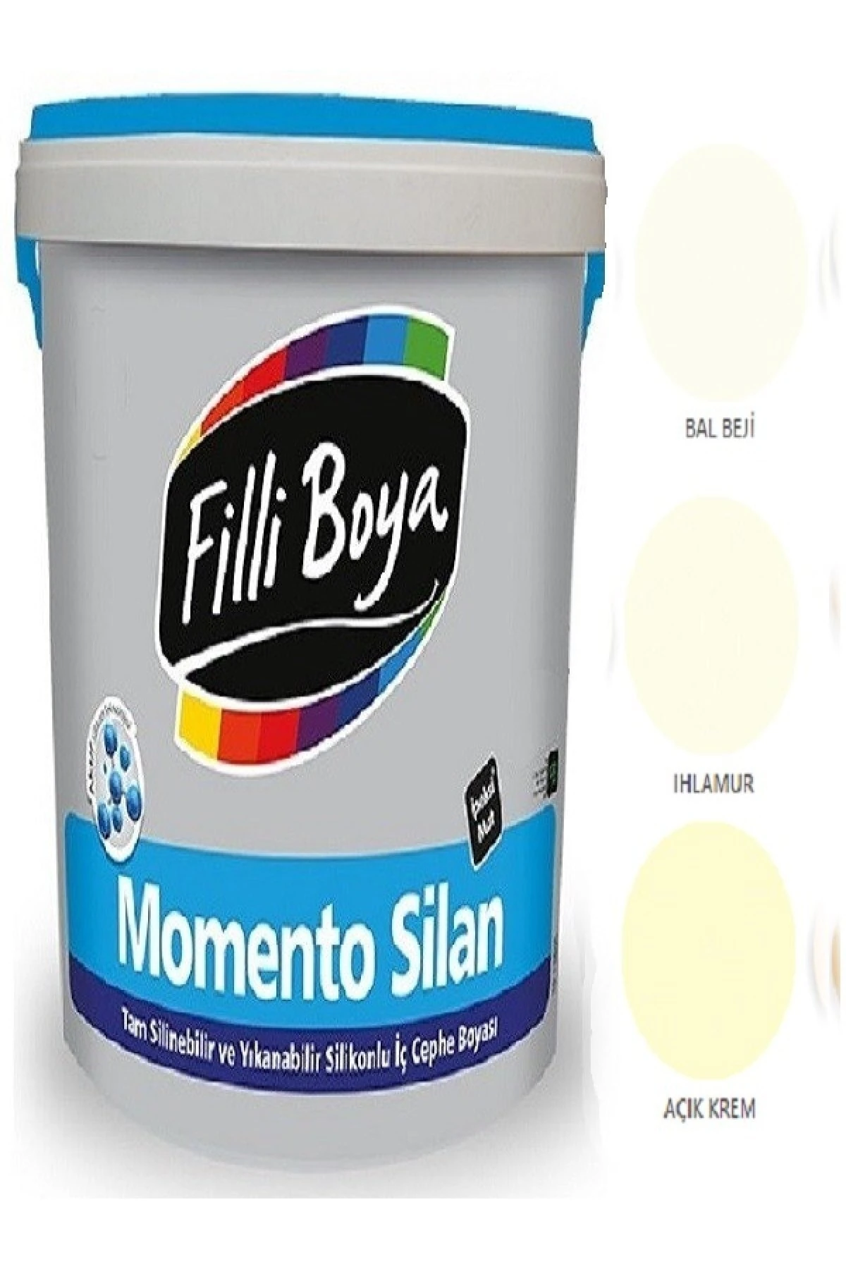 Filli Momento Silan Tam Silinebilir Yıkanabilir Silikonlu Ipek Mat Boya 1,25lt (bal Beji)