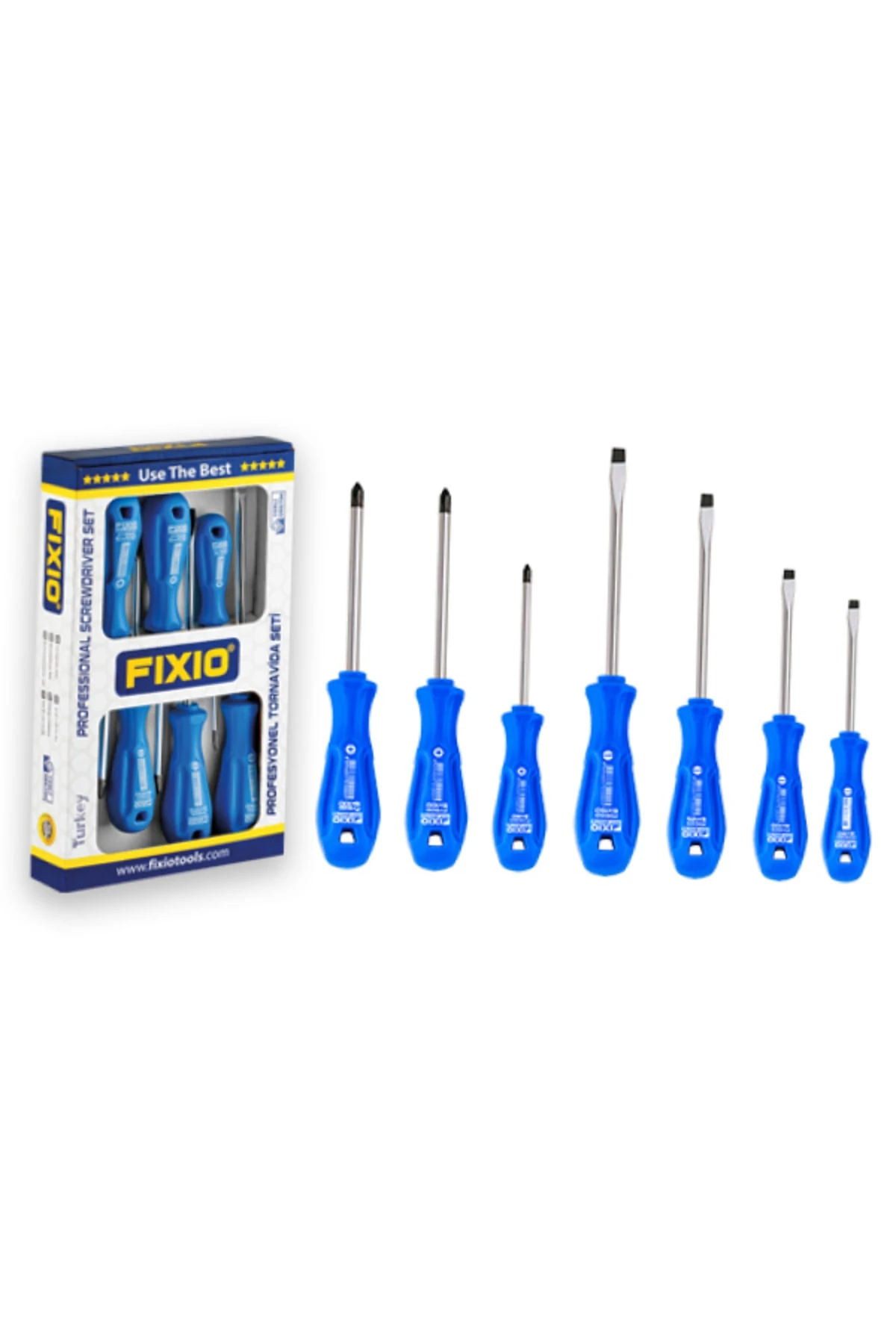 7 Parça Düz Yıldız Tornavida Seti