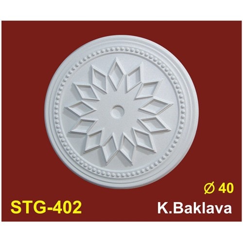 Tavan Lamba Göbegi K.Baklava 40 Cm