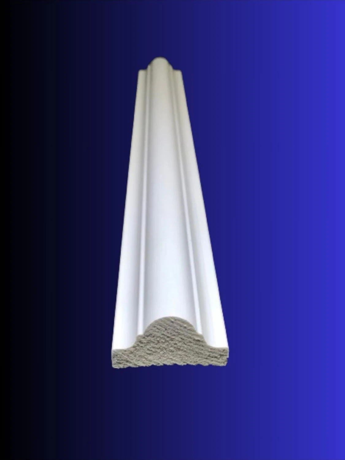 Boyanabilir Dekoratif Duvar Çıtası 4 Cm, Beyaz, 240 cm Uzunluk