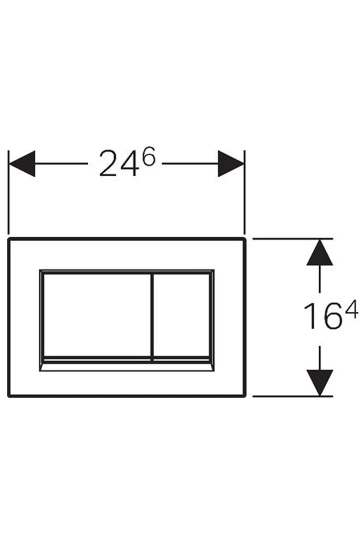- Kumanda Kapaklı Sigma 30-Çift Basmalı, Parlak/Mat/Parlak