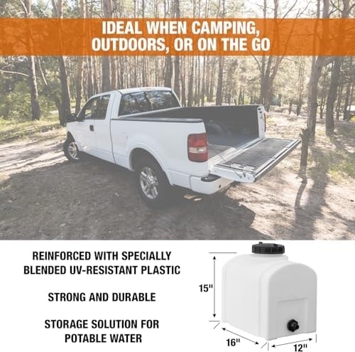 82123879 Kubbeli Polietilen Rezervuar Su Tankı, Çiftçilik Inşaatı ve Daha Fazlası, 20,5 Litre, Sele