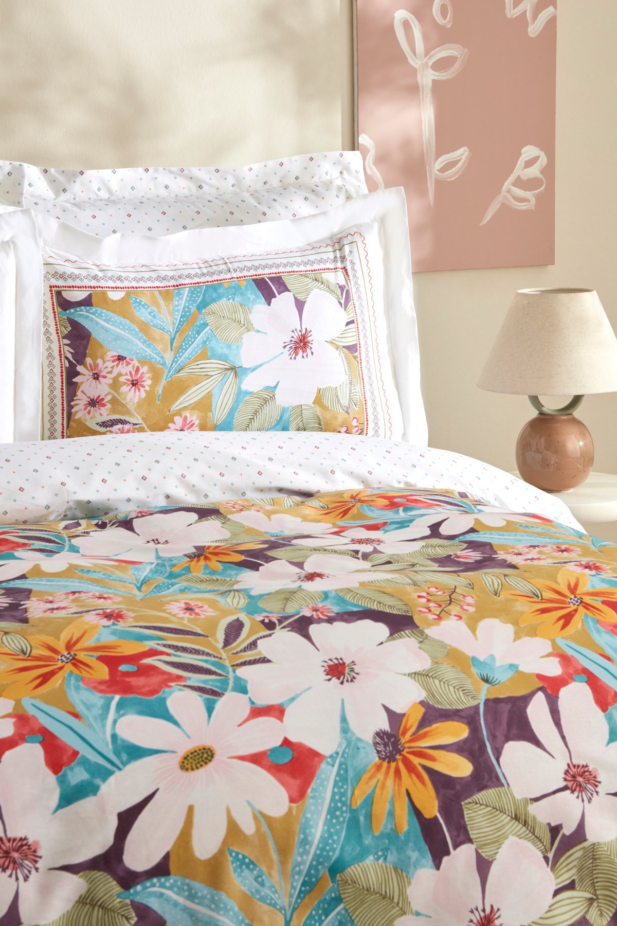 Lumire %100 Pamuk Çift Kişilik Nevresim Takımı Multicolor