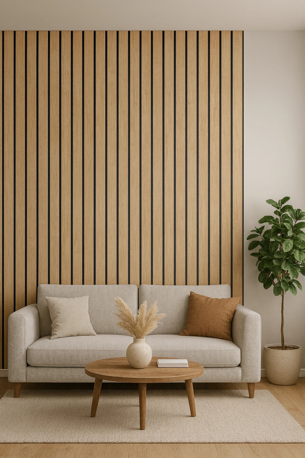 Ahşap Desenli Strafor Duvar Kaplama Paneli