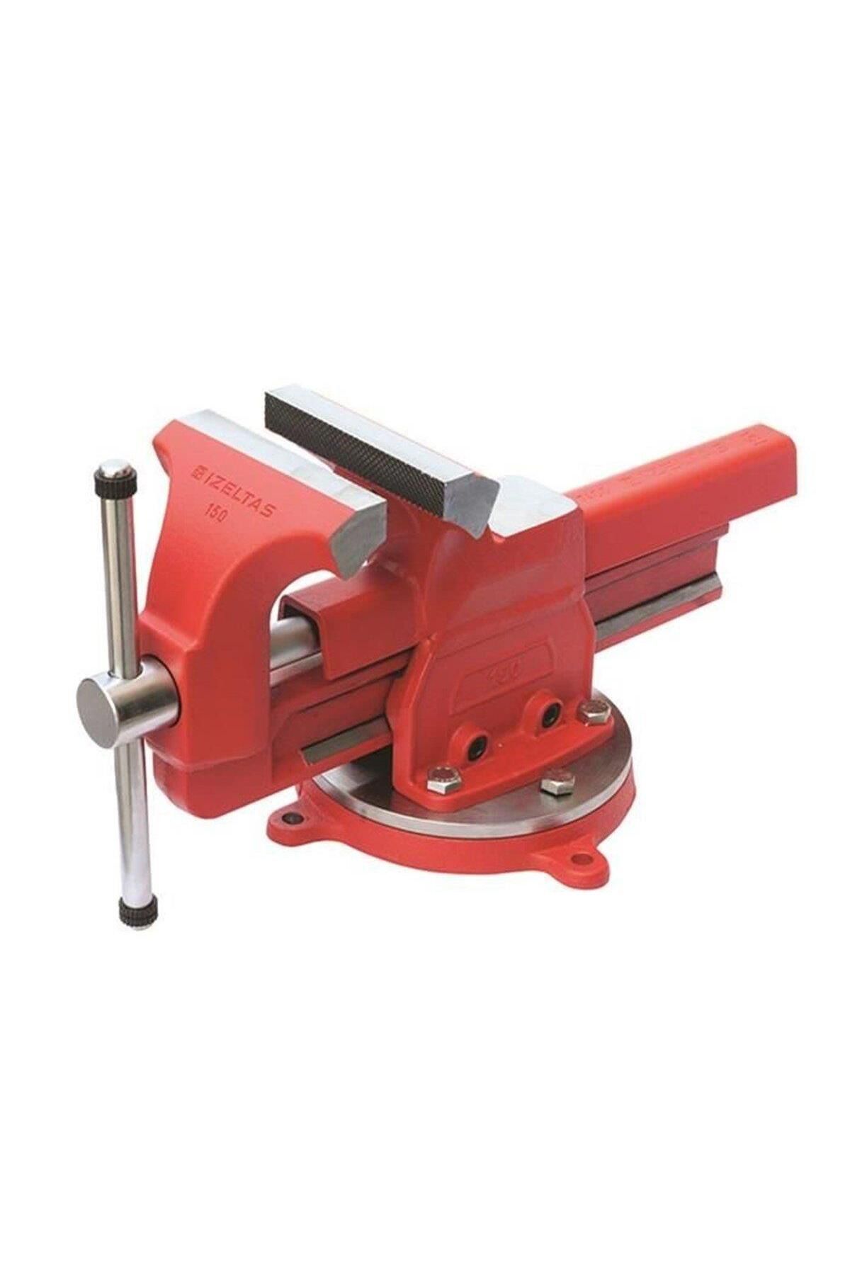 İZELTAŞ 150mm Döner Tezgah Mengene Ve Altlığı Izeltaş