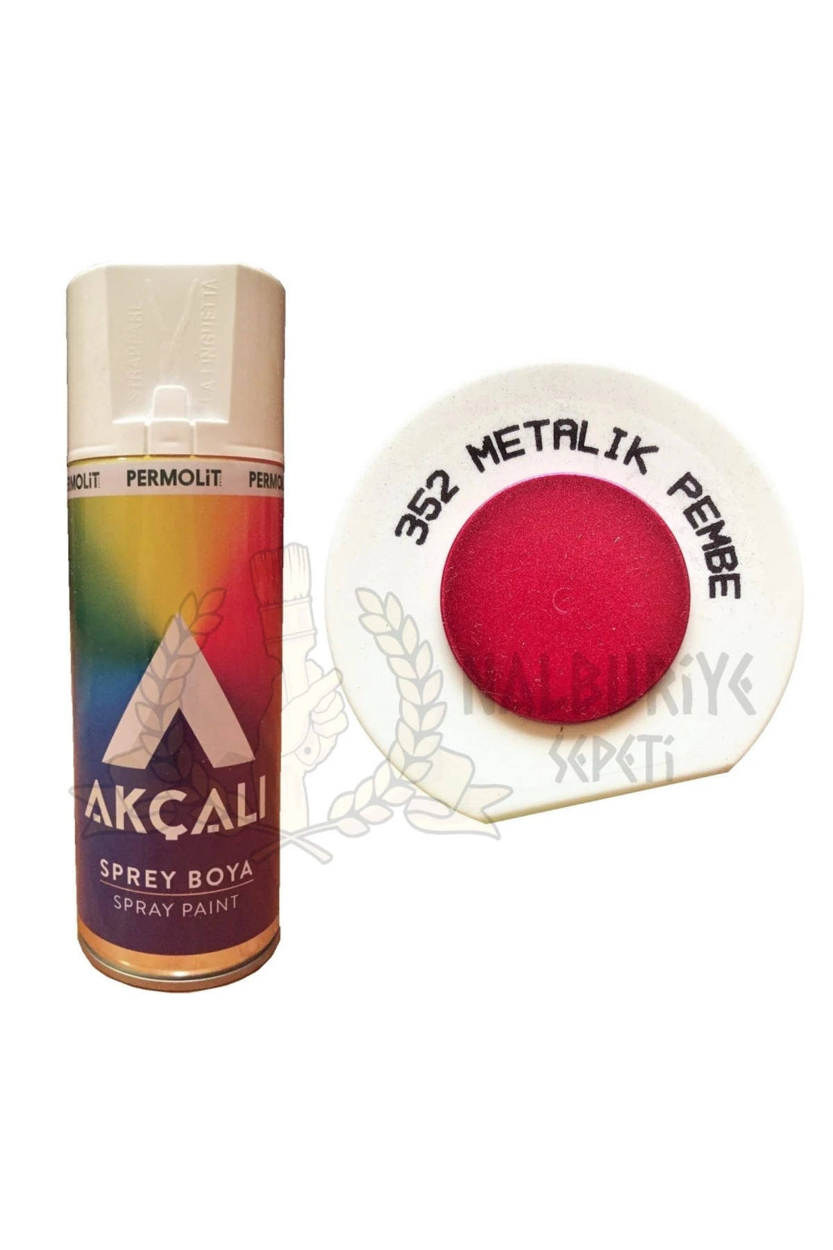 Metalik Pembe Simli Sprey Boya 400ml - 352