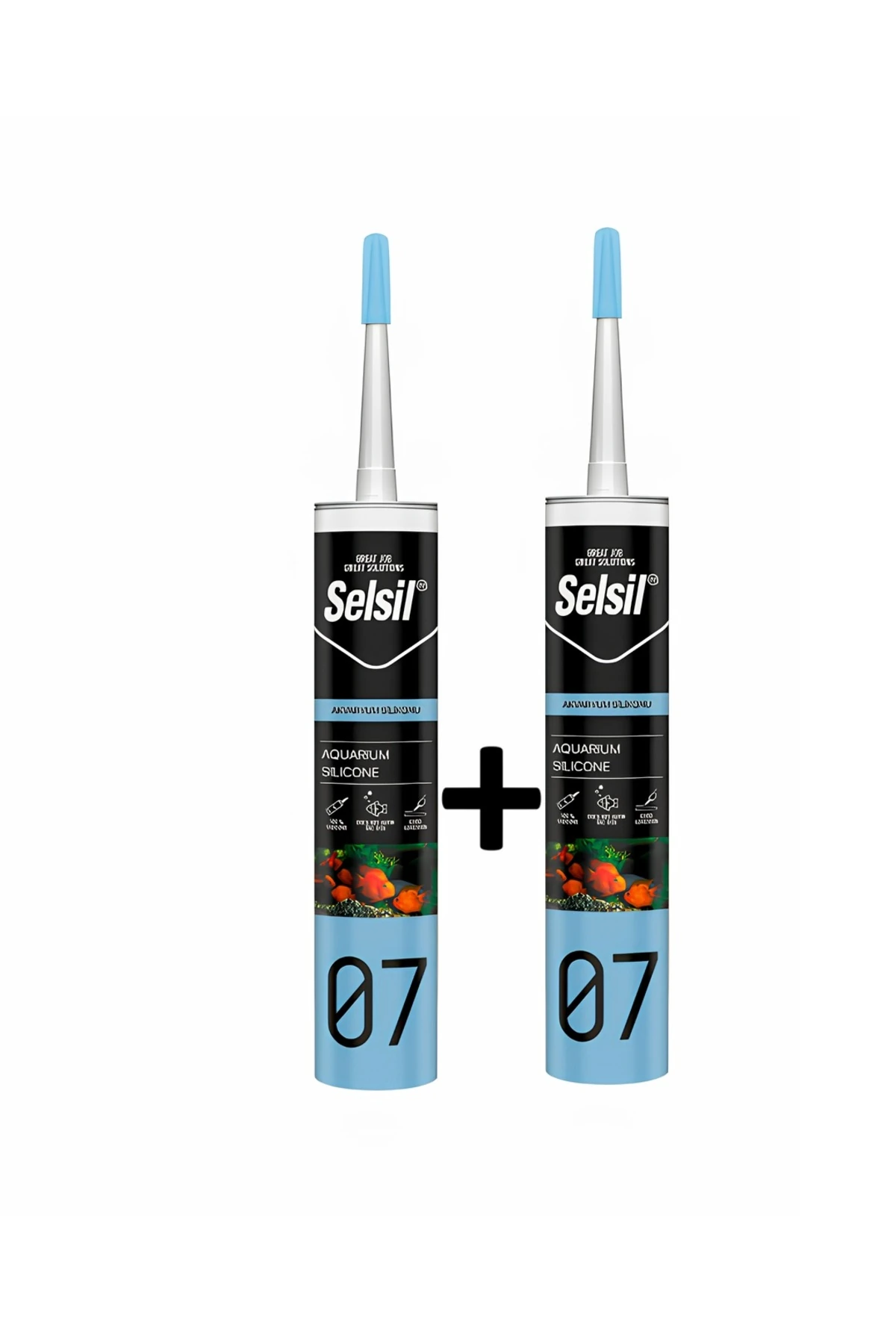 Şeffaf Duşakabin, Akvaryum Silikonu 1. Kalite %100 Su Geçirmez 2'Lİ PAKET