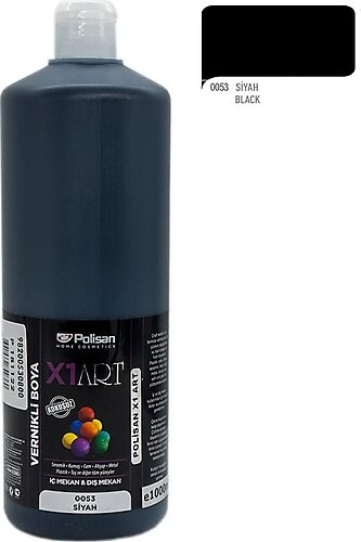 POLİSAN X1 ART VERNIKLI BOYA - SIYAH