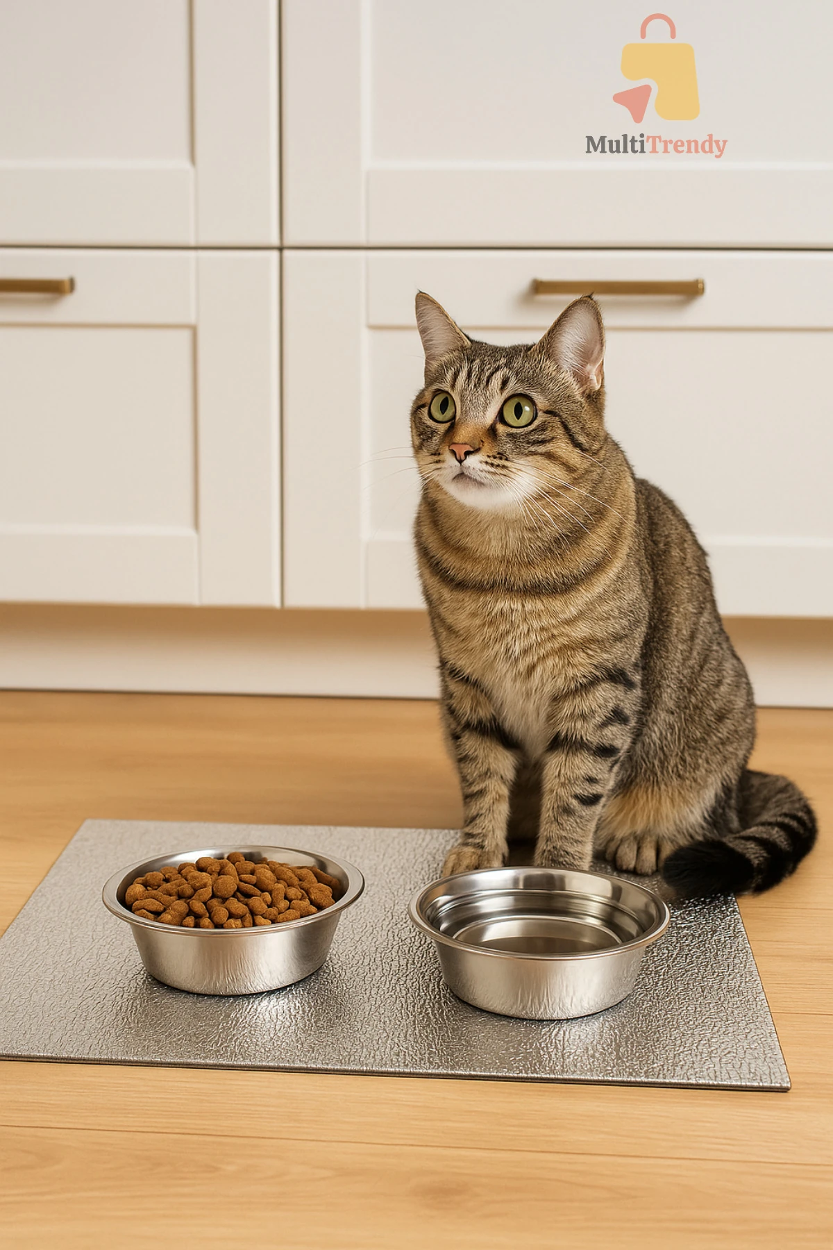 Mutfak Tezgah Koruyucu Metalize Mat – Kolay Kesilebilir Bulaşıklık İzolasyon Levhası 50x100 cm