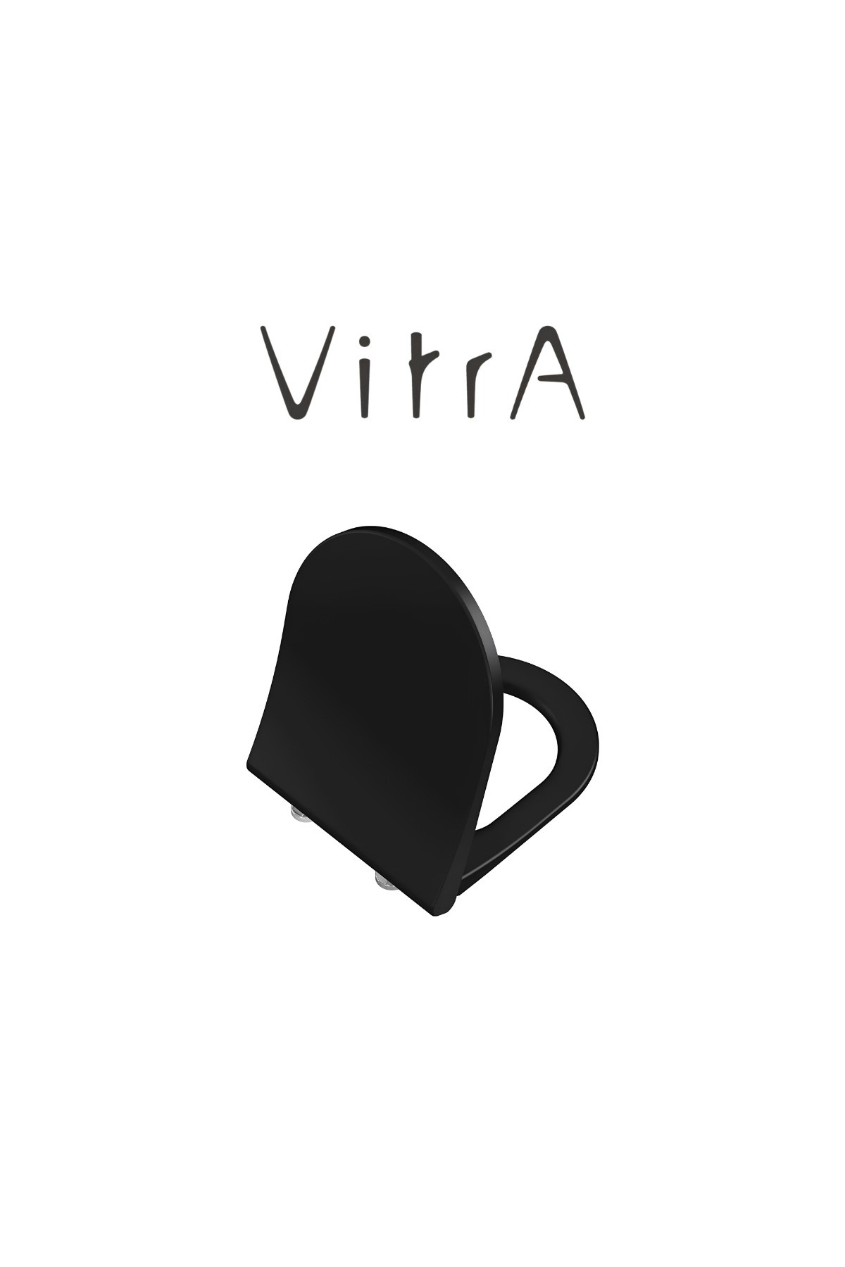 S60 Mat Siyah Smoot Flush Asma Klozet, Vitra Mat Siyah Gömme Rezervuar Set 768-1851
