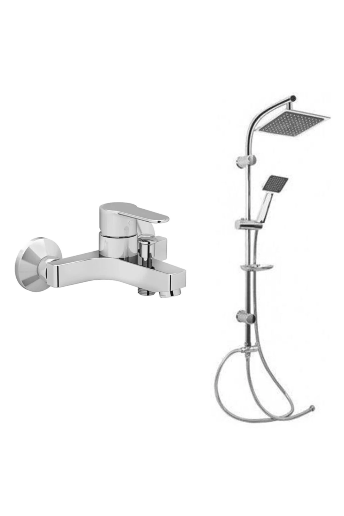 Win S Banyo Batarya Ve Tema Quadro Tepe Yağmurlama Duş Takımı