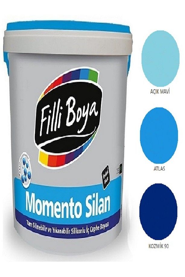 Momento Silan Tam Silinebilir Yıkanabilir Silikonlu Ipek Mat Boya 1,25lt (atlas)