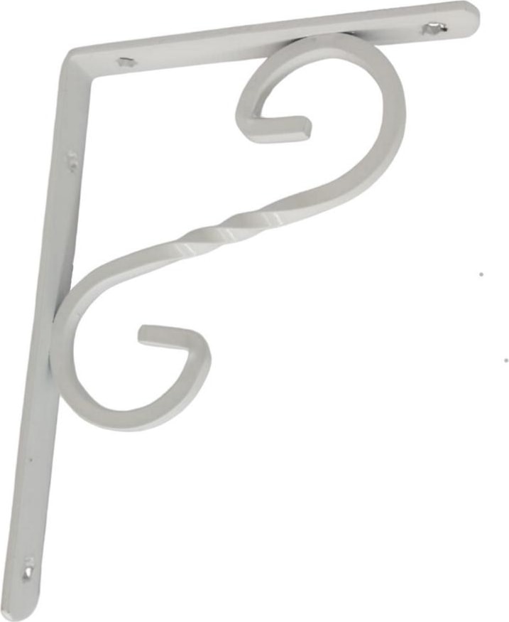 Perforje Raf Altı Parlak Beyaz 15,5X11,5X1,4 cm (6 Adet)