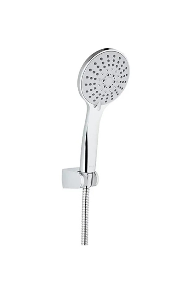 Tondo Mafsallı Askılı Banyo Duş Takımı Seti Krom