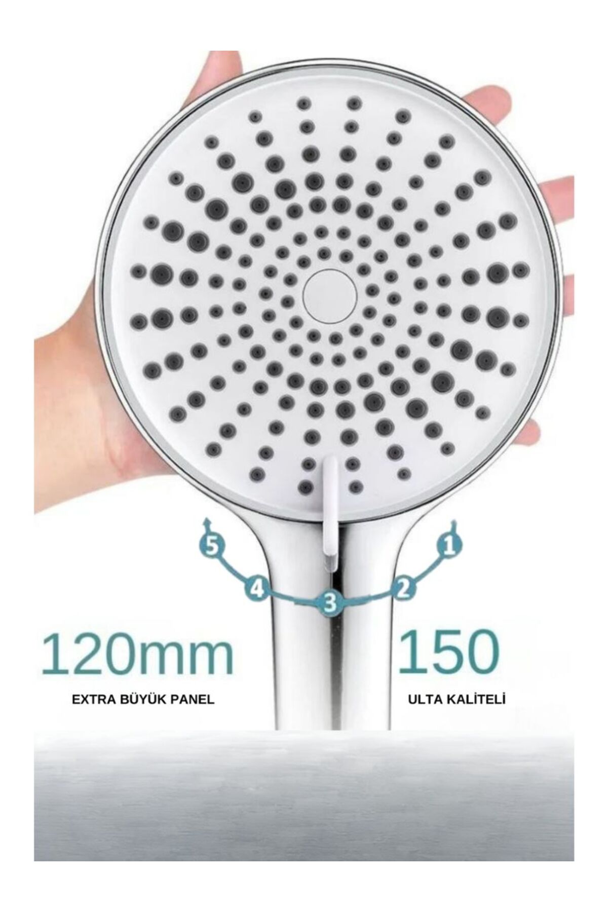 Güneş 5 Fonksiyonlu Duş Başlığı