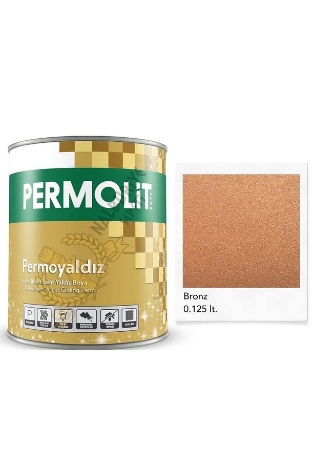Isıya Dayanıklı Dekoratif Yaldız Boya BRONZ 0.125 Lt.