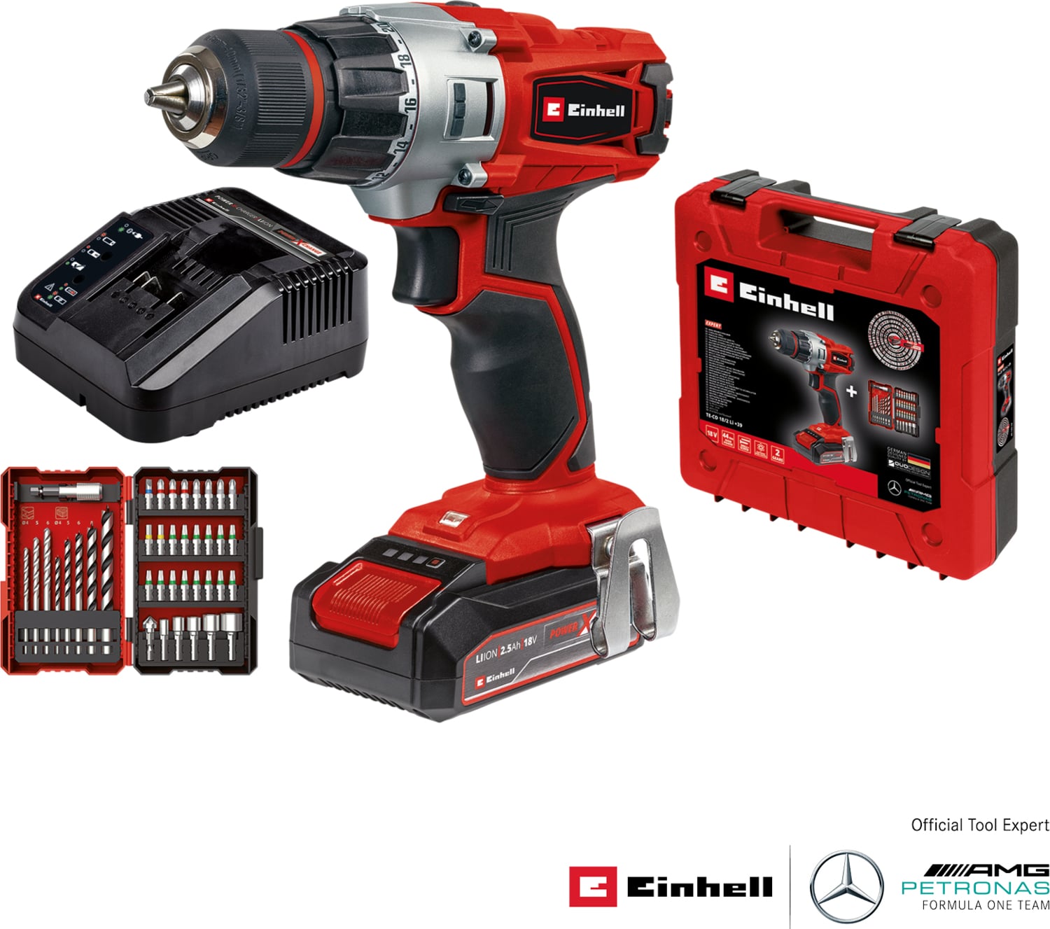 EİNHELL Te-Cd 18/2 Li +39 (1x2,5 Ah), Akülü Vidalama