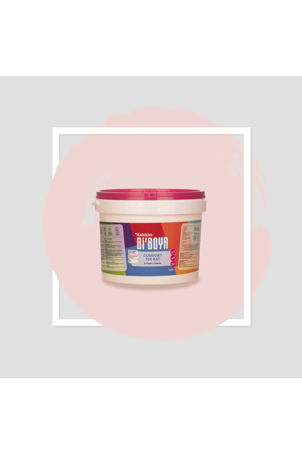 Tek Katta Örten Boya 2.5 Lt Gonca