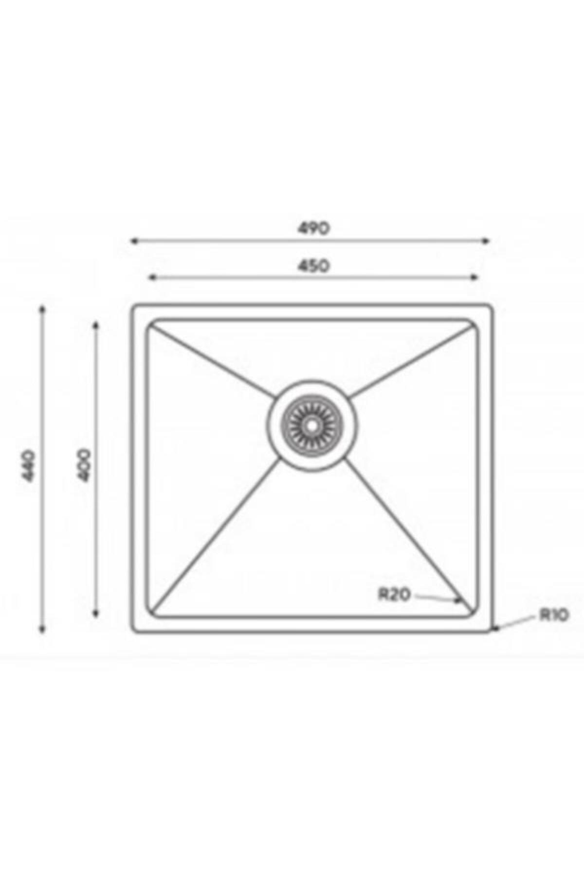 Me 451 Paslanmaz Çelik Eviye